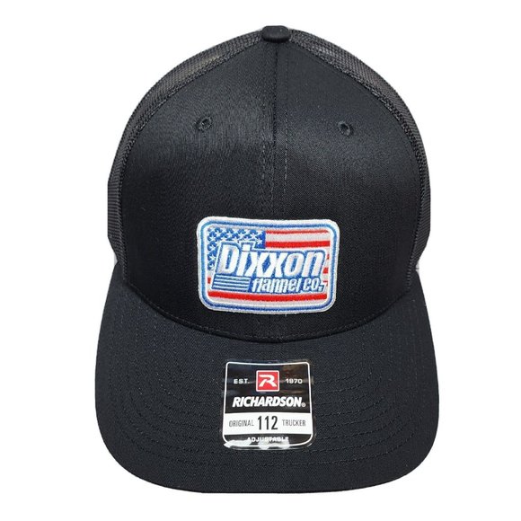 DIXXON MURICA Curved Bill Trucker Snapback Hat Cap Black OS - Picture 4 of 10
